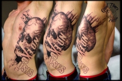 Schädel Tattoo von Good Times Tattoo Philippsthal